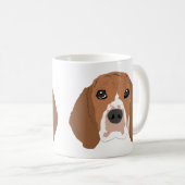 Beagle op Mok (Voorkant rechts)