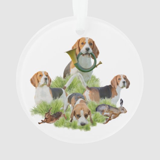 Beagle Ornament (achterkant)