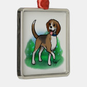 Beagle Ornament (Rechts)