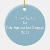 Beagle Ornament (Achterkant)