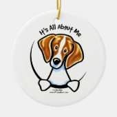 Beagle over me IAAM Keramisch Ornament (Voorkant)