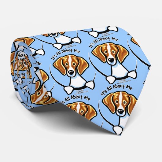 Beagle over me IAAM Stropdas (Opgerold)