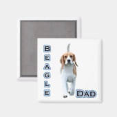Beagle Pap 4 - Magneet (Voorkant / Achterkant)
