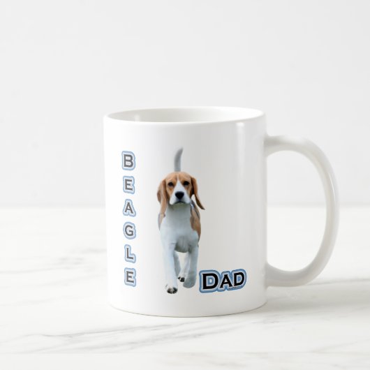Beagle Papa 4 Koffiemok (Rechts)