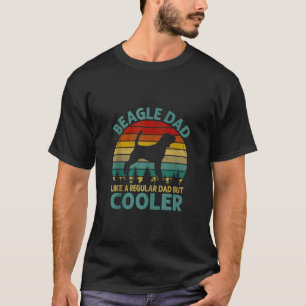 Beagle papa als een gewone vader, maar koeler voor t-shirt