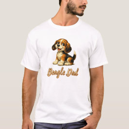 Beagle Papa | Schattige Vintage Hond T-shirt