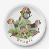 Beagle Papieren Bordje (Voorkant)