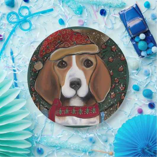 Beagle Papieren Bordje (Feest)