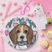 Beagle Papieren Bordje (Feest)