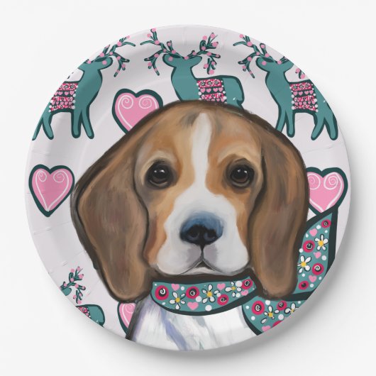 Beagle Papieren Bordje (Voorkant)