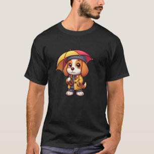 Beagle Paraplu Hond Grappige Regenjas T-shirt