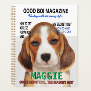 Beagle Parody Magazine Hoesje Planner