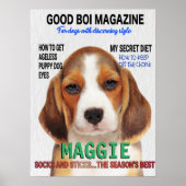 Beagle Parody Magazine Hoesje Poster (Voorkant)
