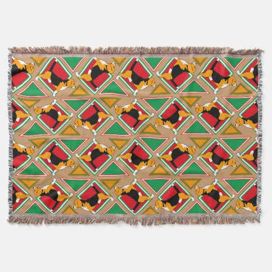 Beagle patroon deken (Voorkant)