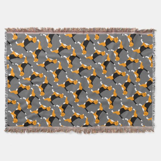 Beagle patroon deken (Voorkant)
