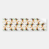 Beagle Pattern Bumpersticker (Voorkant)