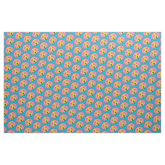 Beagle Pattern Pop Art Stof (Yard (91,4 cm))
