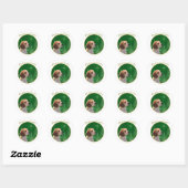 Beagle Peace Ronde Sticker (Vel)