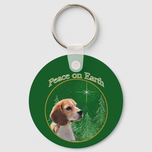 Beagle Peace Sleutelhanger (Voorkant)