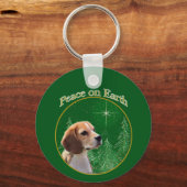 Beagle Peace Sleutelhanger (Achterkant)