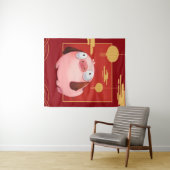 Beagle Pig_Pig Lover Wandkleed (In Situ (horizontaal))