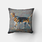Beagle Pillow - hedendaagse hond Kussen (Achterkant)