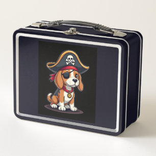 Beagle Piraat Kostuum Jolly Roger Vlag Schedel Kru