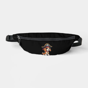 Beagle Piraat Kostuum Jolly Roger Vlag Schedel Kru Heuptasje