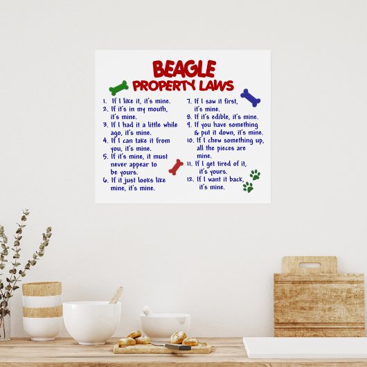 BEAGLE PL2 POSTER (Keuken)