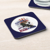 Beagle Politieke Humor Drankjes Onderzetter (Linkerzijde)