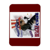 Beagle Politieke Humor Magneet (Verticaal)