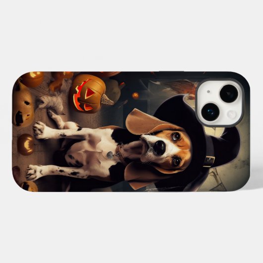 Beagle pompoenen Halloween eng Case-Mate iPhone Case (Achterkant (horizontaal))