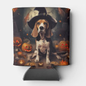 Beagle Pompoenen Halloween Griezelen Blikjeskoeler (Achterkant)