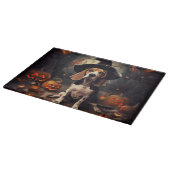 Beagle Pompoenen Halloween Griezelen Snijplank (Hoek)