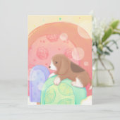 Beagle & Popsicles Kaart (Staand voorkant)