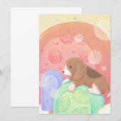 Beagle & Popsicles Kaart (Voorkant / Achterkant)