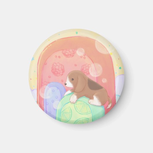 Beagle & Popsicles Magneet (Voorkant)