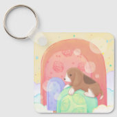 Beagle & Popsicles Sleutelhanger (Voorkant)