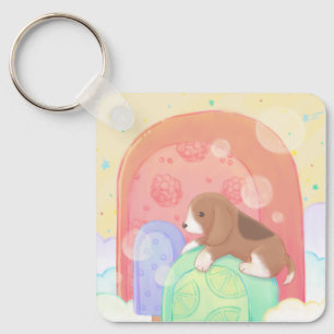 Beagle & Popsicles Sleutelhanger