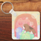 Beagle & Popsicles Sleutelhanger (Voorkant)
