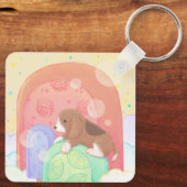 Beagle & Popsicles Sleutelhanger (Achterkant)
