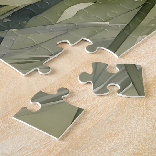 Beagle portret in het gras legpuzzel (Zijkant)