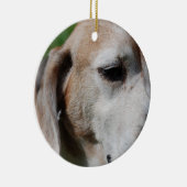 beagle portret keramisch ornament (Rechts)