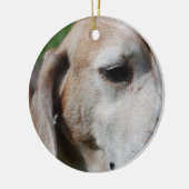 beagle portret keramisch ornament (Links)