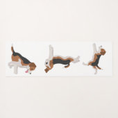 Beagle pose yoga mat (Achterkant (horizontaal))