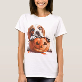 Beagle Pumpkin Halloween T-shirt