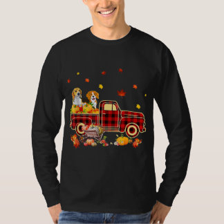 Beagle Pumpkin Truck Herfst Leaf Thanksgiving Hall T-shirt