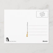 Beagle Pup Dreaming of Getting Fit Briefkaart (Achterkant)