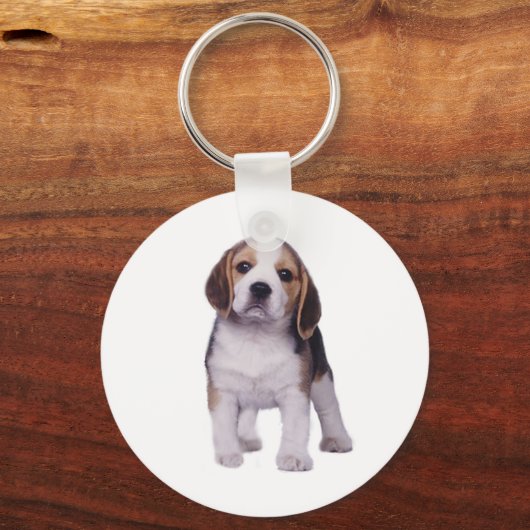 Beagle Pup Sleutelhanger (Voorkant)
