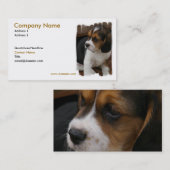 Beagle Pup Visitekaartje (Voorkant / Achterkant)